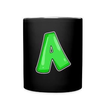 point A Initial point - Full Colour Mug - black - Front