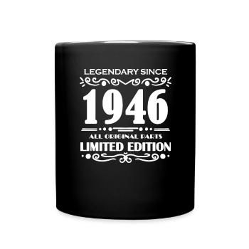 1946 - Année 1946 - Année 1946 - Mug uni - noir - Devant