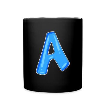 point A Initial point - Full Colour Mug - black - Front