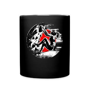 Japan Climber - Grimpeur de bloc femme - Mug uni - noir - Devant