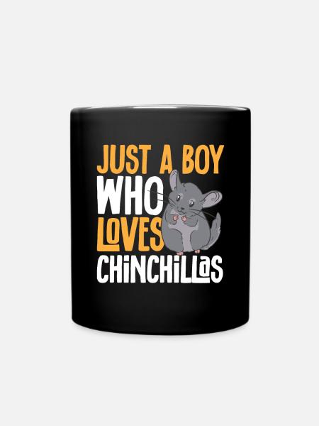 Chinchilla - Tasse einfarbig - Schwarz