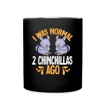 Chinchilla - Tasse einfarbig - Schwarz - Vorne
