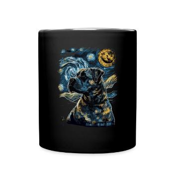 Presa Canario Starry Night - Full Colour Mug - black - Front