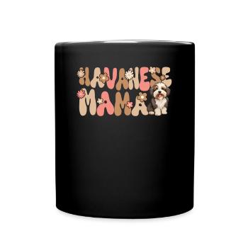 Havanais Groovy Maman bichon havanais - Mug uni - noir - Devant
