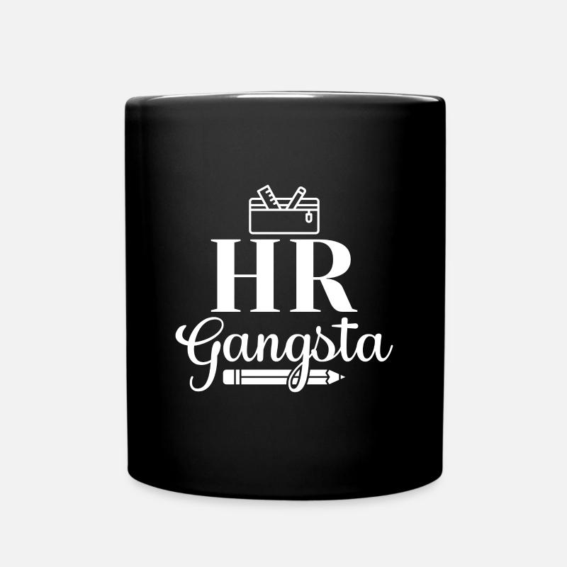 HR Gangsta - Responsable RH Ressources Humaines - Mug uni - noir