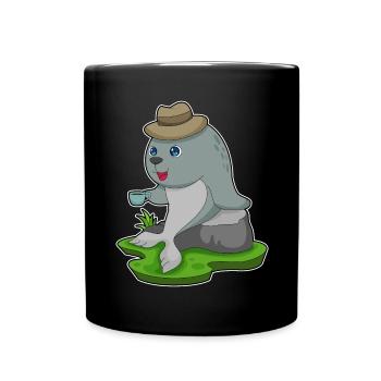 Seal Coffee Mug - Full Colour Mug - black - Front