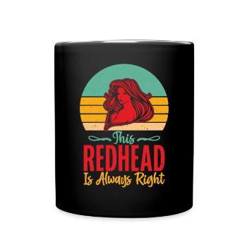 Redhead Gifts - Tasse einfarbig - Schwarz - Vorne