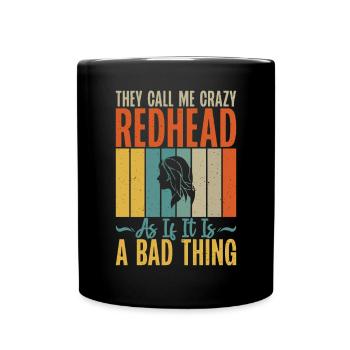 Redhead Gifts - Tasse einfarbig - Schwarz - Vorne