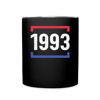 Né En 1993 Anniversaire Hommes - Mug uni - noir - Devant