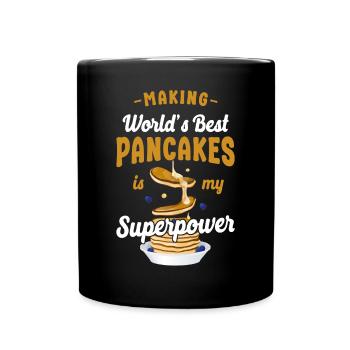 Pancake Lover Kids Making World's - Full Colour Mug - black - Front