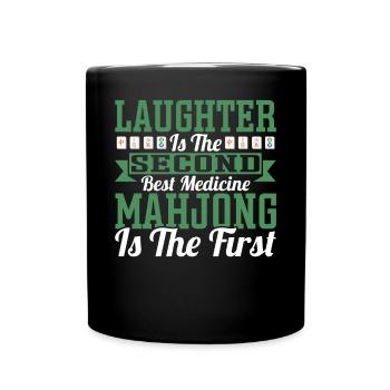 Cadeau pour les fans de Mahjong - Mug uni - noir - Devant