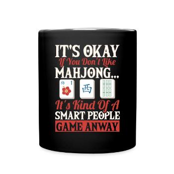 Cadeau pour les fans de Mahjong - Mug uni - noir - Devant
