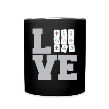 Cadeau pour les fans de Mahjong - Mug uni - noir - Devant