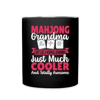 Cadeau pour les fans de Mahjong - Mug uni - noir - Devant