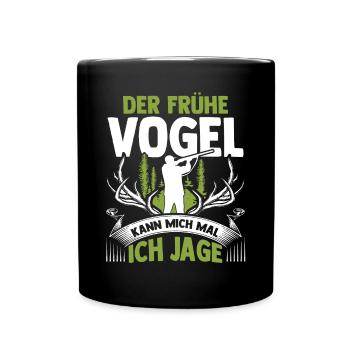 Chasse, Chasse, Cerf, Chasse, Sanglier, Chasseur, Chasseur - Mug uni - noir - Devant