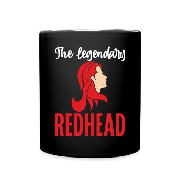 Redhead Gifts - Tasse einfarbig - Schwarz - Vorne