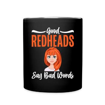Redhead Gifts - Tasse einfarbig - Schwarz - Vorne