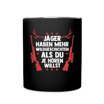 Chasse, Chasse, Cerf, Chasse, Sanglier, Chasseur, Chasseur - Mug uni - noir - Devant