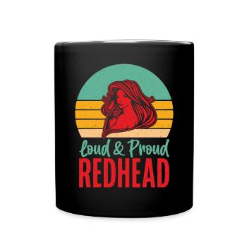 Redhead Gifts - Tasse einfarbig - Schwarz - Vorne
