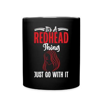 Redhead Gifts - Tasse einfarbig - Schwarz - Vorne