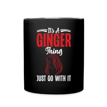 Redhead Gifts - Tasse einfarbig - Schwarz - Vorne