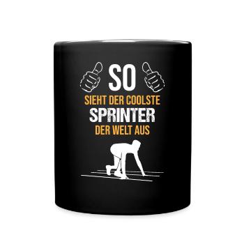 Top Sprinter - Coolness pur - Tasse einfarbig - Schwarz - Vorne