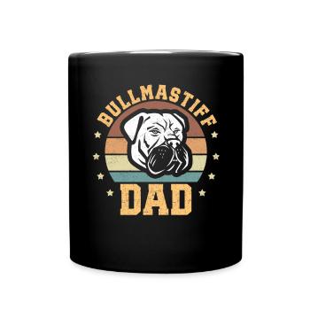 Bullmastiff Dad Dog Owner Gift - Full Colour Mug - black - Front