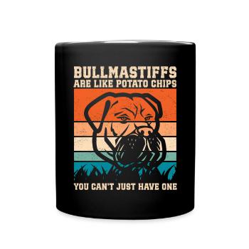 Bullmastiffs Are Like Dog Owners Gift - Full Colour Mug - black - Front