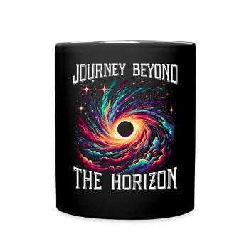 Black Hole Space Universe Astronomy Astronomer - Full Colour Mug - black - Front
