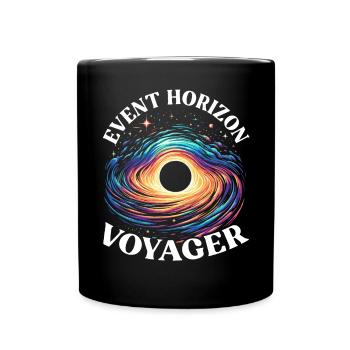 Black Hole Space Universe Astronomy Astronomer - Full Colour Mug - black - Front