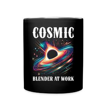 Black Hole Space Universe Astronomy Astronomer - Full Colour Mug - black - Front