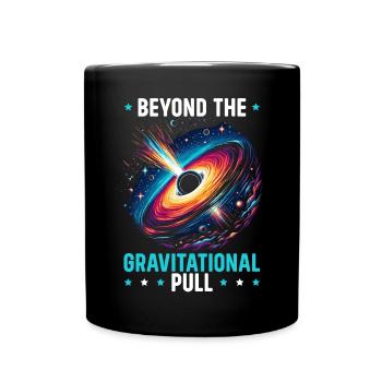 Black Hole Space Universe Astronomy Astronomer - Full Colour Mug - black - Front