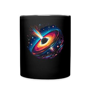 Black Hole Space Universe Astronomy Astronomer - Full Colour Mug - black - Front