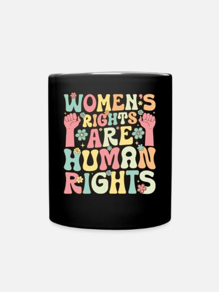 Groovy Feministischer Feminismus - Tasse einfarbig - Schwarz