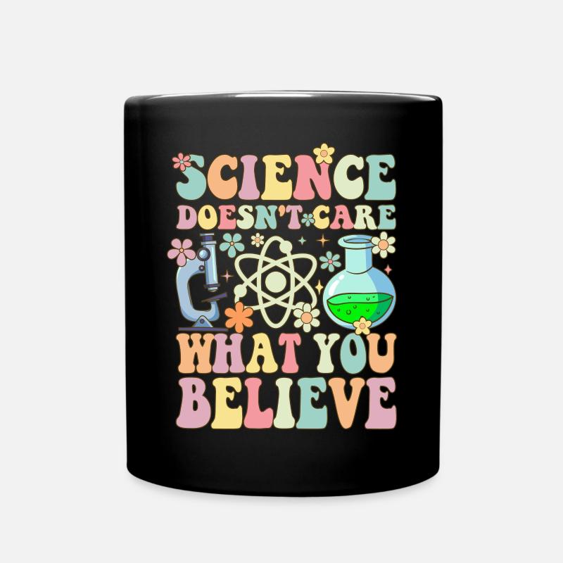 Groovy Science Teacher - Tasse einfarbig - Schwarz