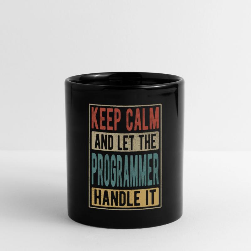Programmer Retro Gift Full Colour Mug