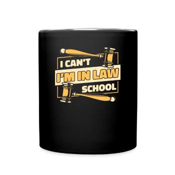 Je ne peux pas, je suis à la faculté de droit Faculté de droit Université - Mug uni - noir - Devant