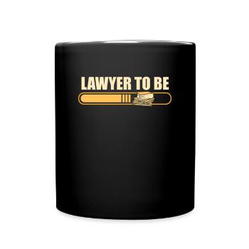 Lawyer To Be Law School University Legal Studies - Full Colour Mug - black - Front