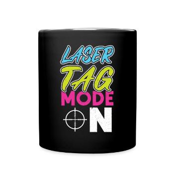 Laser Tag Mode On - Lasertag - Full Colour Mug - black - Front