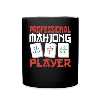 Cadeau pour les fans de Mahjong - Mug uni - noir - Devant