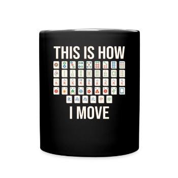 Cadeau pour les fans de Mahjong - Mug uni - noir - Devant