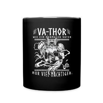 Vathor - Father's Day Father's Day Gift Viking - Full Colour Mug - black - Front