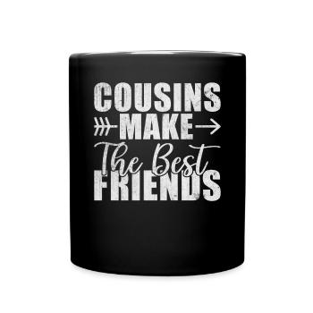 Cousin Gifts - Full Colour Mug - black - Front