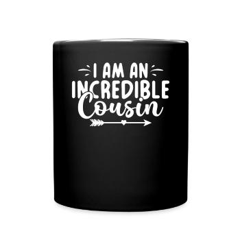 Cousin Gifts - Full Colour Mug - black - Front