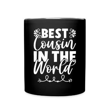 Cousin Gifts - Full Colour Mug - black - Front