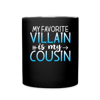 Cousin Gifts - Full Colour Mug - black - Front