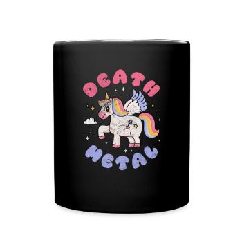 Death metal - Full Colour Mug - black - Front