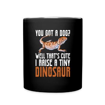 Gecko Salamander Lizard Reptile Gift - Full Colour Mug - black - Front