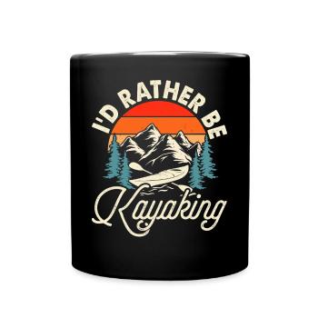 Kayak - Mug uni - noir - Devant