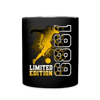 1989 Année de naissance Anniversaire Football - Mug uni - noir - Devant